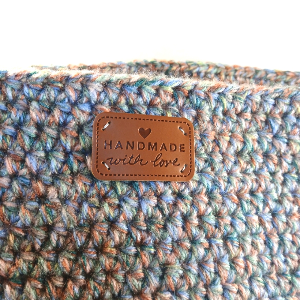 Multi-colored Hobo Cottagecore Basket Tote Bag - Picture 7 of 7